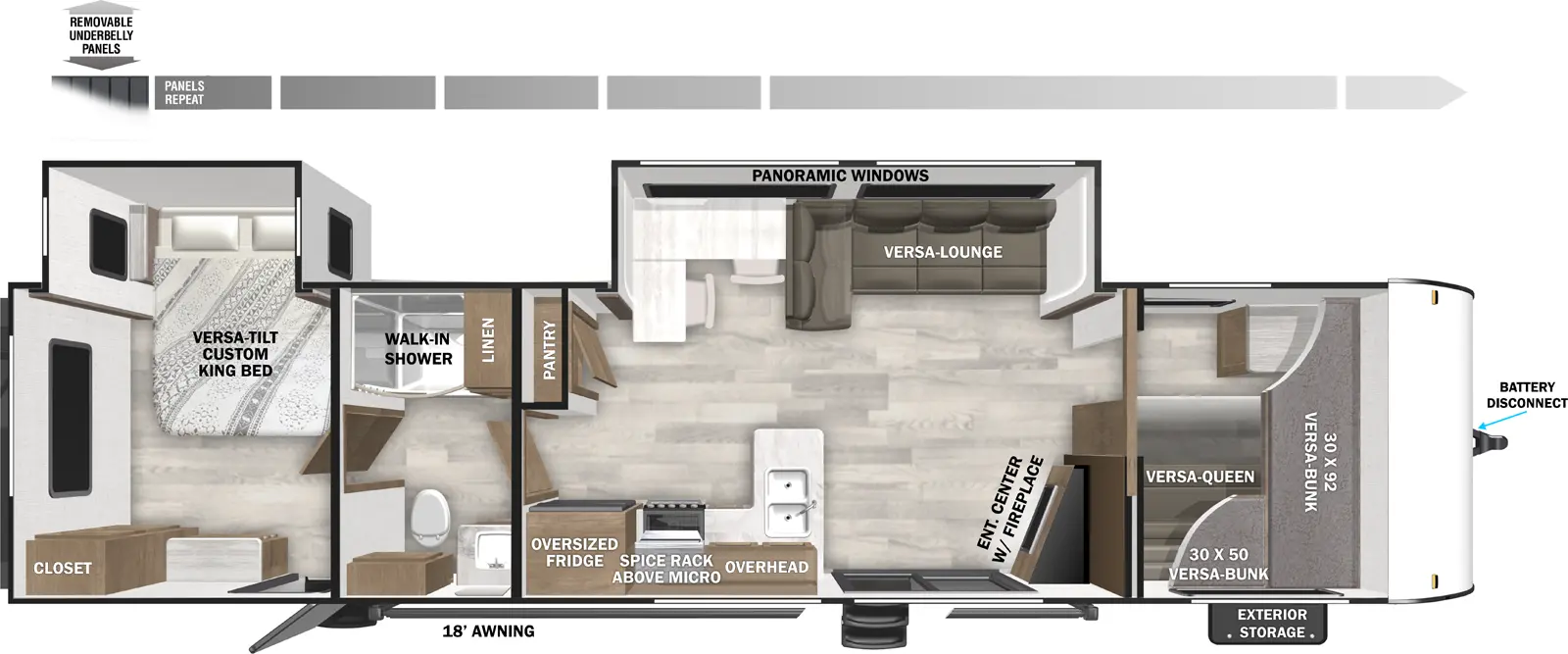 Salem 36VBDS Floorplan